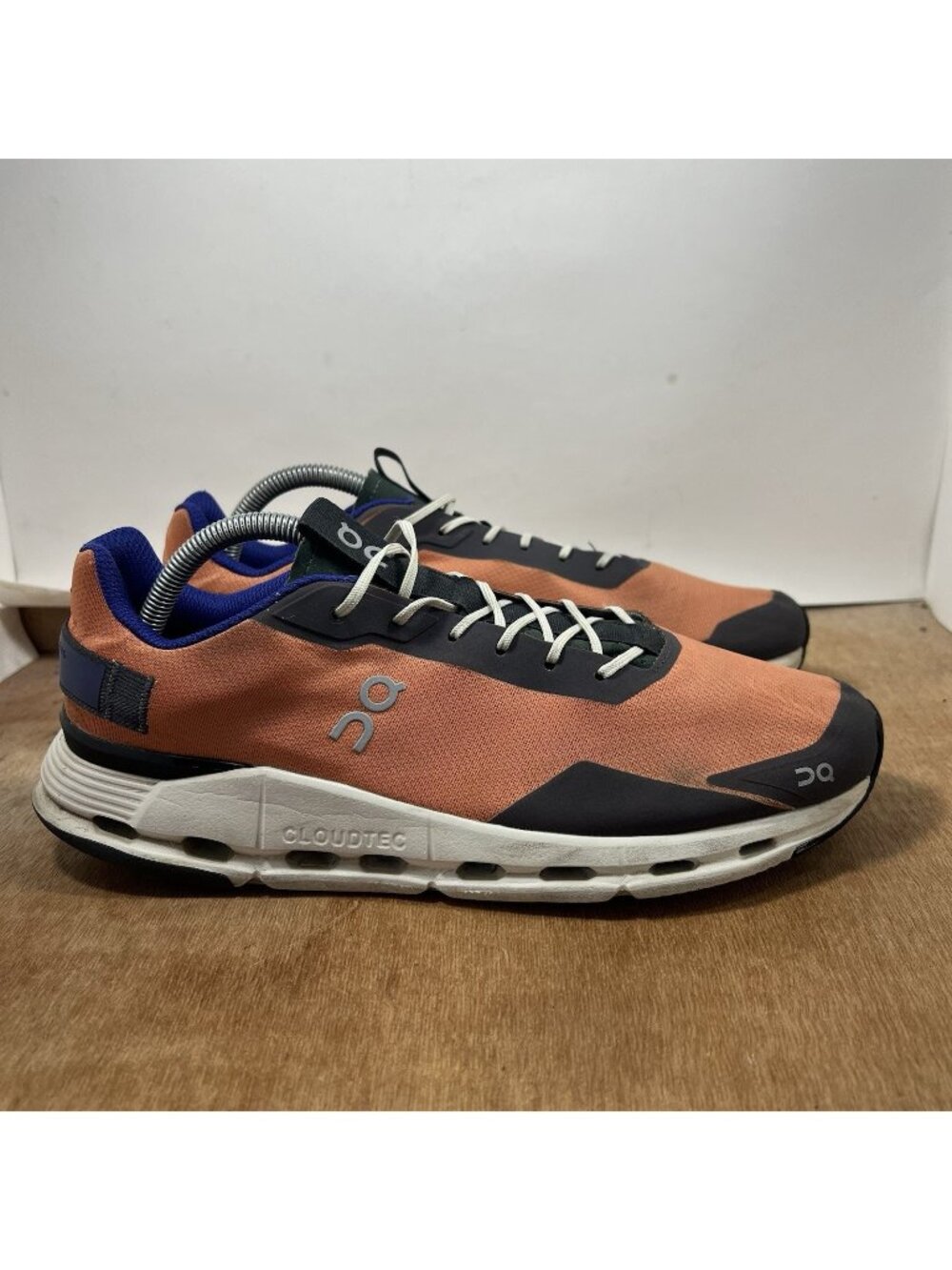 On Cloudnova Form Mens Size 9.5 Running Shoes Sneakers Terracotta Forest